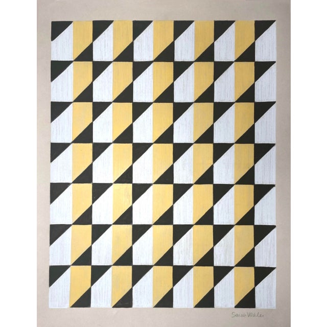 Mixed Media Geometric Pattern Art For Sale