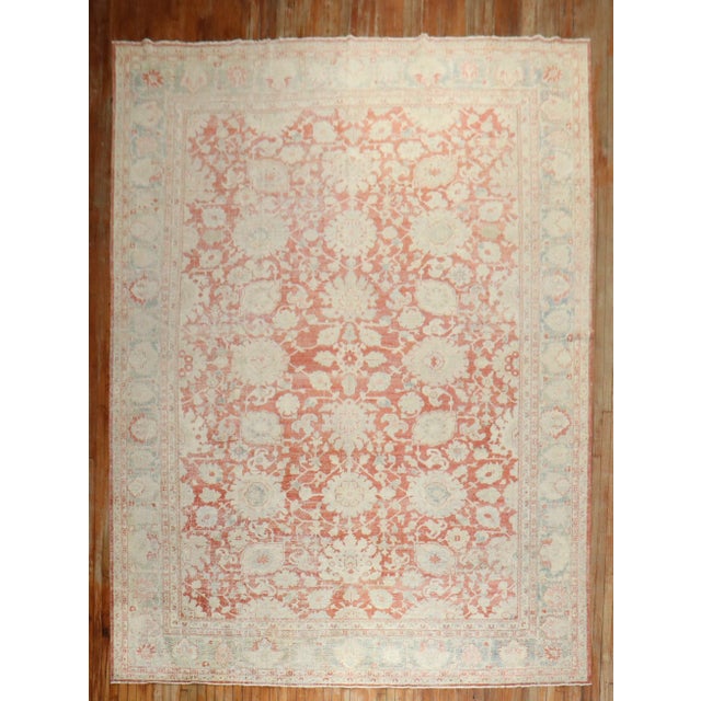 Antique Zabihi Collection Persian Mahal Rug - 10'2" x 13'8" For Sale - Image 10 of 11