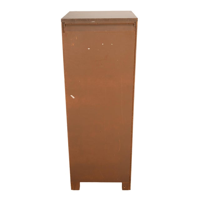 Vintage 1970s Bernhardt Campaign Style Lingerie Chest Dresser W/ Brass Hardware For Sale - Image 12 of 14