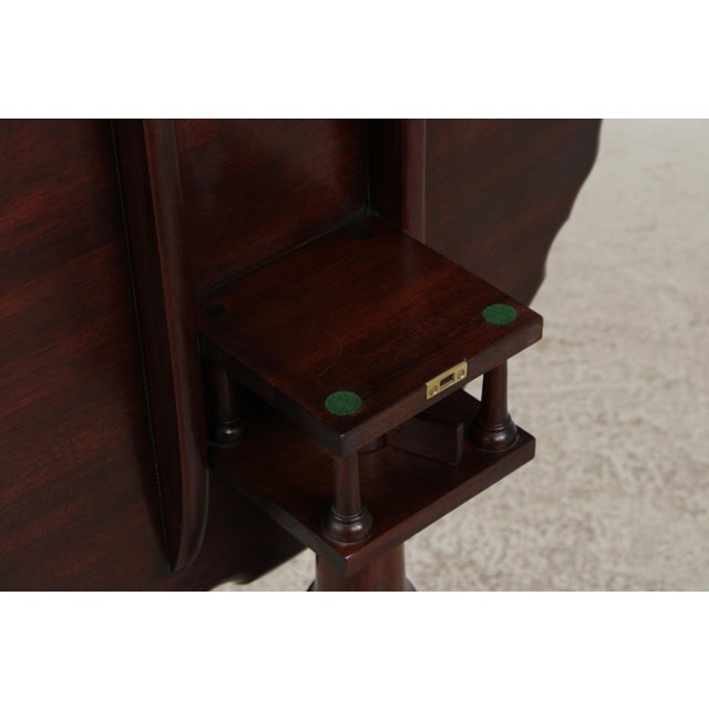 Henkel Harris Mahogany Pie Crust Tilt Top Table For Sale - Image 13 of 15