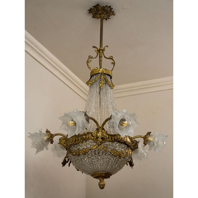 Antique Belle Époque Hot Air Balloon Chandelier, 1890s For Sale - Image 11 of 14