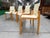 Vintage Nordic Lacquered Wooden Chairs, 1970s, Set of 4 For Sale - Image 10 of 11