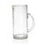 Tuscan Handmade Etched Glass Pitcher For Sale - Image 4 of 4
