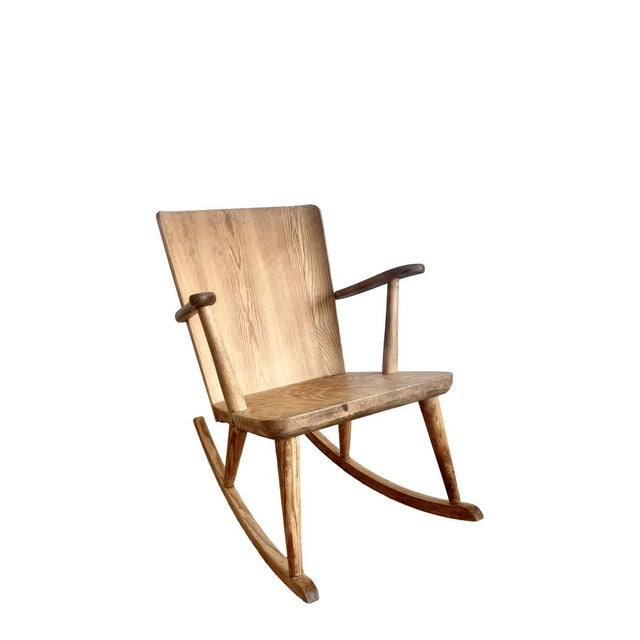 Model 510 Rocking Chair by Göran Malmvall for Karl Andersson & Sons, Sweden, 1940s For Sale - Image 14 of 14