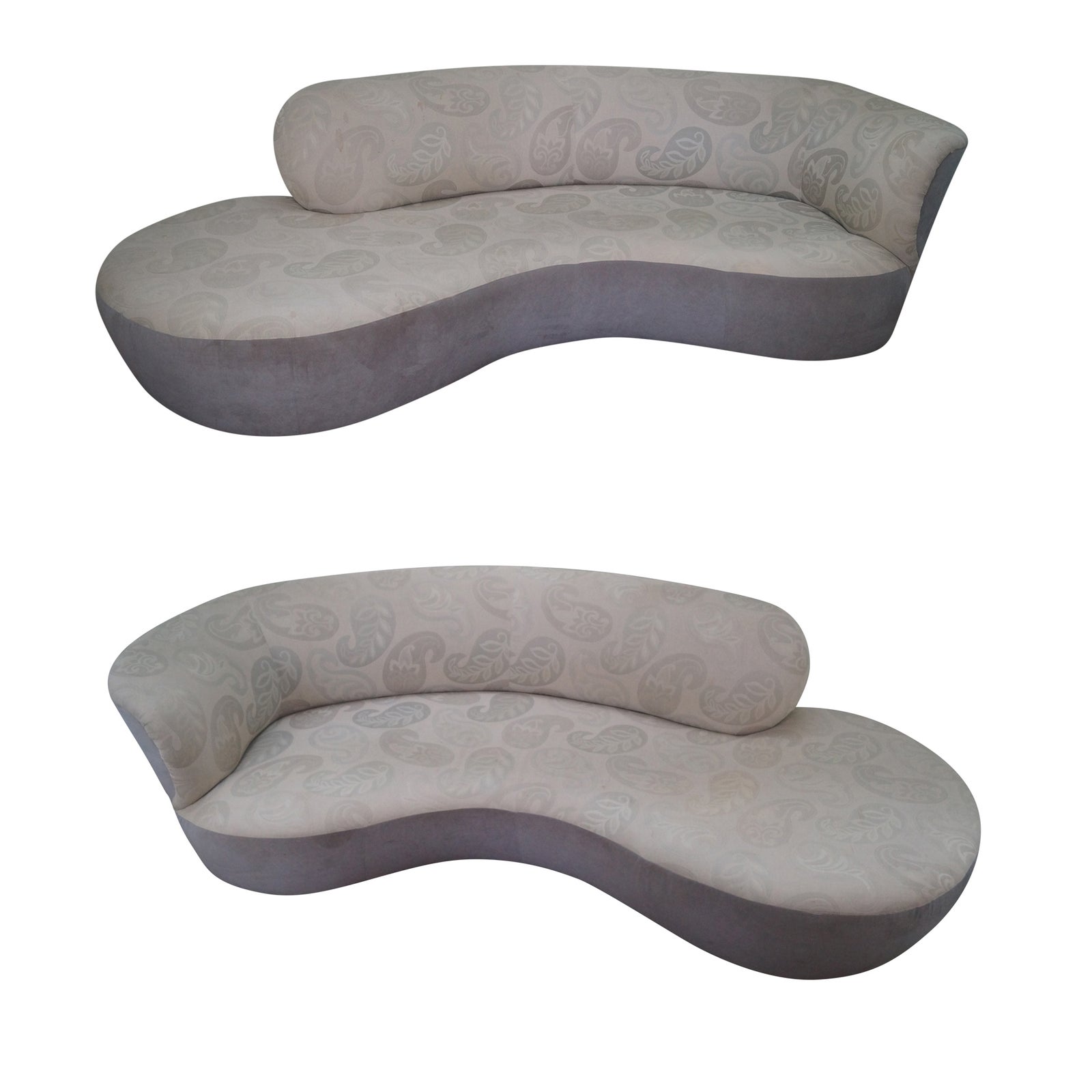 Vladimir Kagan Vintage Directional Sofas A Pair Chairish