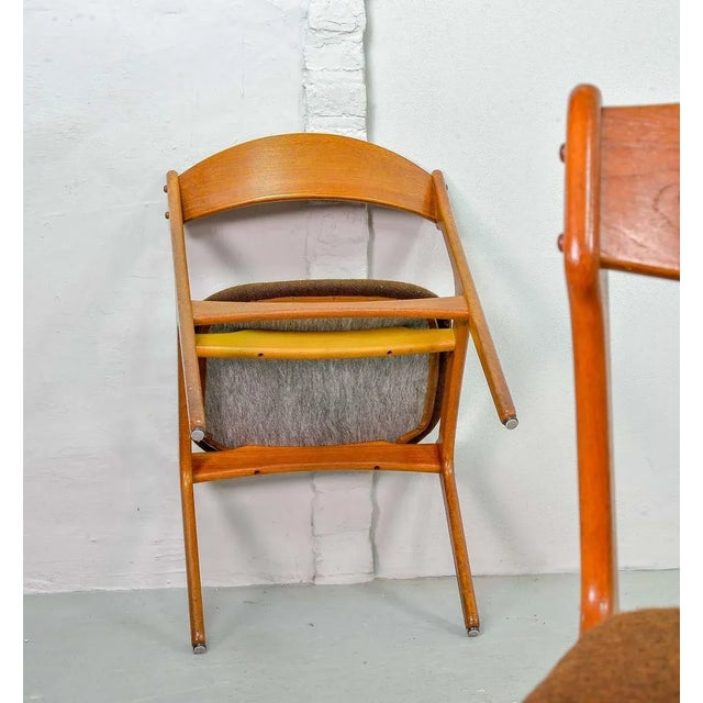 Danish Teak Dining Chairs by Erik Buch for Odense Maskinsnedkeri / O.D. Møbler, 1960s, Set of 4 For Sale - Image 9 of 14