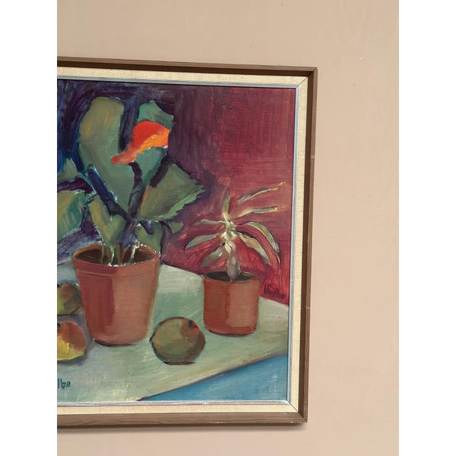 Valbo, Still Life, 1960s, Oil on Panel, Framed For Sale - Image 7 of 18