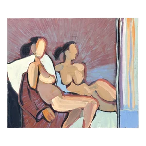 Expressionist Figure Painting Hartman California