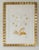 Original botanicals using graphite and gouache by artist Katie Binkley. Custom framed in gold checkered frame. 15.5" W x...