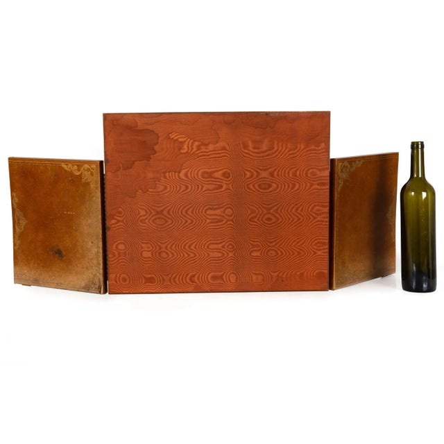 Early 20th Century English Victorian Antique Leather Writing Box Letter Desk For Sale - Image 5 of 18