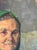 Realism Soviet Woman Portrait, Antique Oil Painting, Ukrainian Artist (1960s) 40-30 For Sale - Image 3 of 6