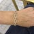 18k Yellow Gold 4.54ctw Pave Set Diamond Interlaced Oval Open Link Bracelet For Sale - Image 9 of 9