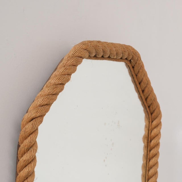 Mid-Century Modern French Mirror by Audoux-Minet, 1960s For Sale - Image 4 of 6