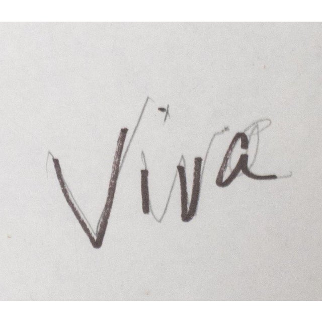 Paper Kayo Lennar "Viva" Ink on Paper For Sale - Image 7 of 8