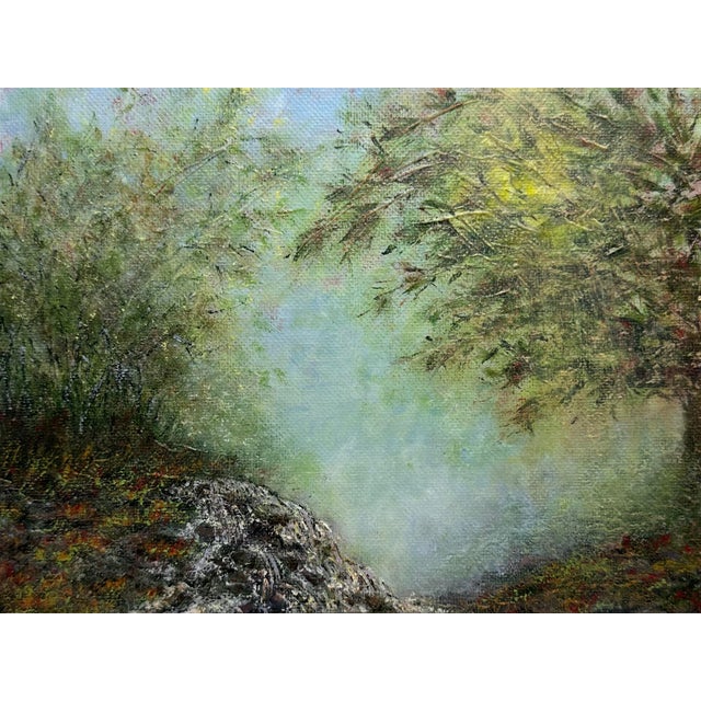 2020s "Falling Water" Contemporary Impressionist Style Acrylic Painting by Deb Bossert For Sale - Image 5 of 6
