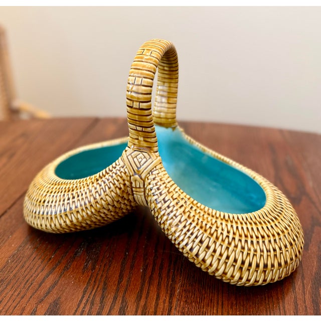 A lovely and rare museum quality faience majolica piece from French Sarreguemines. The silhouette is also reminiscent of...