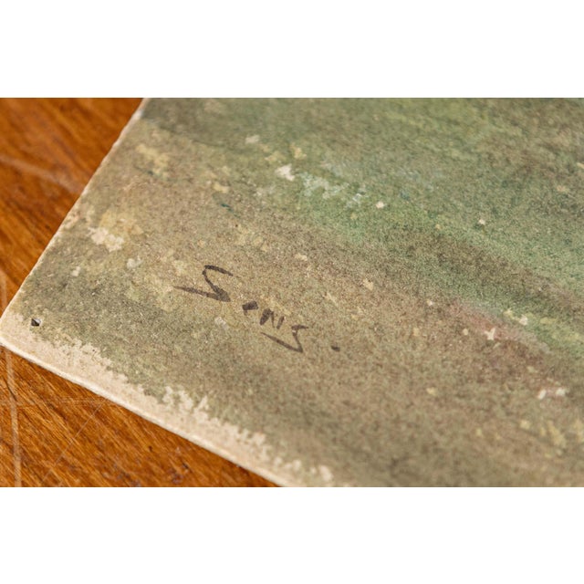 20th Century French Water Color For Sale In Atlanta - Image 6 of 7