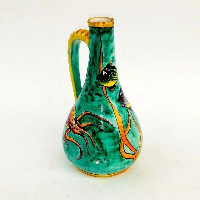 Pitcher Vase from Avallone Vietri, 1950s For Sale - Image 4 of 6