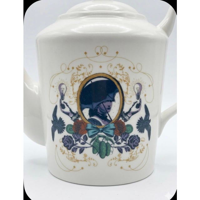 The Hendrick's Gin Limited Edition Porcelain Teapot & Cup Set For Sale - Image 4 of 6
