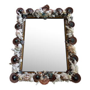 Seashell Encrusted Mirror - Designed by Cheryl P. Kohloff