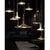 Kin 478 Pendant Lamp in Satin Gold by Francesco Rota for Oluce For Sale - Image 6 of 7