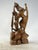 Antique Asian Hand-Carved Wooden Statue For Sale - Image 9 of 12