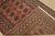 Bokhara Rug 3’11” X 6’6” Pink Wool Tribal Hand-Knotted Oriental Carpet For Sale - Image 10 of 11