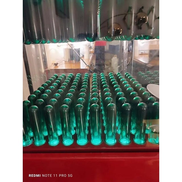 Acrylic Glass Totem Floor Lamp by Paolo Ventrella, Italy, 1980s For Sale - Image 4 of 8