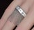 Late 20th Century Late 20th Century Authentic Roberto Coin Princess Tassel Fringe Diamond Ring 18k White Gold, Size 7 For Sale - Image 5 of 13