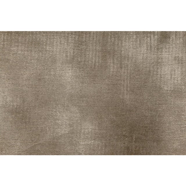 Contemporary Green Handmade Silk Rug by Doris Leslie Blau For Sale In New York - Image 6 of 7