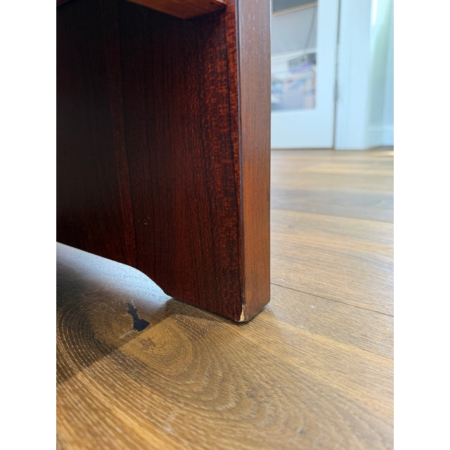 1960s Danish Modern Rosewood Credenza With Sliding Doors & Felt-Lined Trays Attributed to Dyrlund For Sale - Image 10 of 10