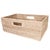 Artifacts Rattan Rectangular Shelf Basket with Side Handles in White Wash - 16" For Sale - Image 9 of 9