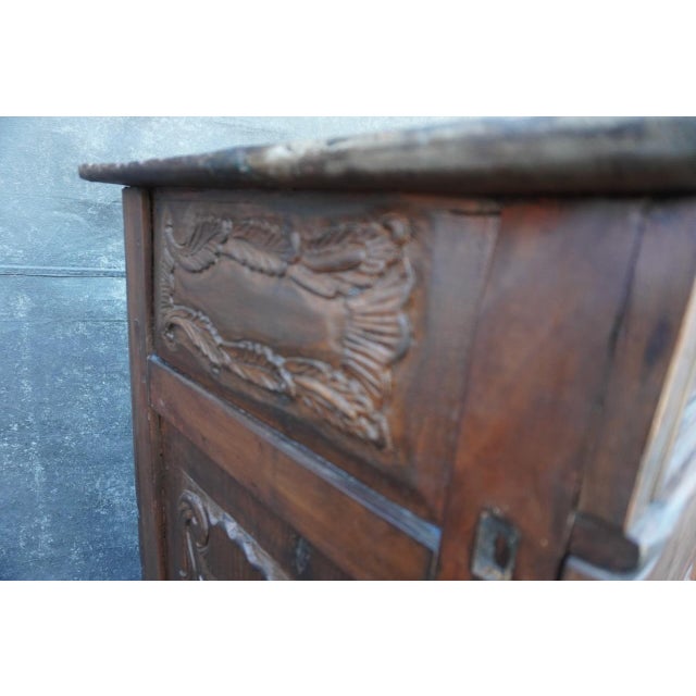 18th Century Spanish Colonial Walnut Cabinet For Sale - Image 9 of 11