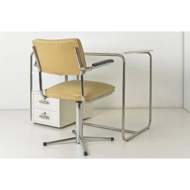Swivel Armchair from Mauser Works Waldeck, Germany, 1950s For Sale - Image 10 of 11