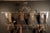 c. 1880s - 1890s (Pat. May 28, 1889); Bernard Gloekler Co. - Pittsburgh Massive forged iron butcher's wall rack by the...