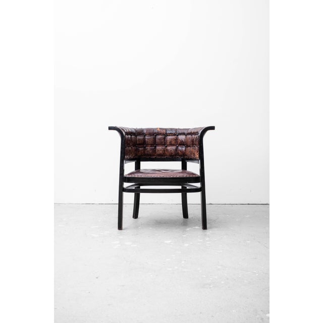 Antique Art Nouveau Armchairs by Marcel Kammerer for Gebrüder Thonet, 1910, Set of 2 For Sale - Image 3 of 18