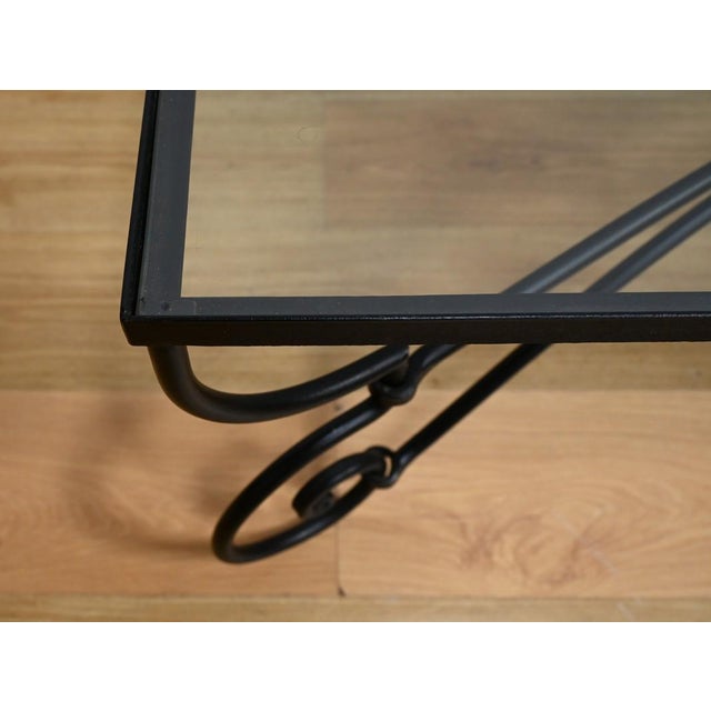 1940s Art Nouveau Wrought Iron Coffee Table, 1940s For Sale - Image 5 of 18