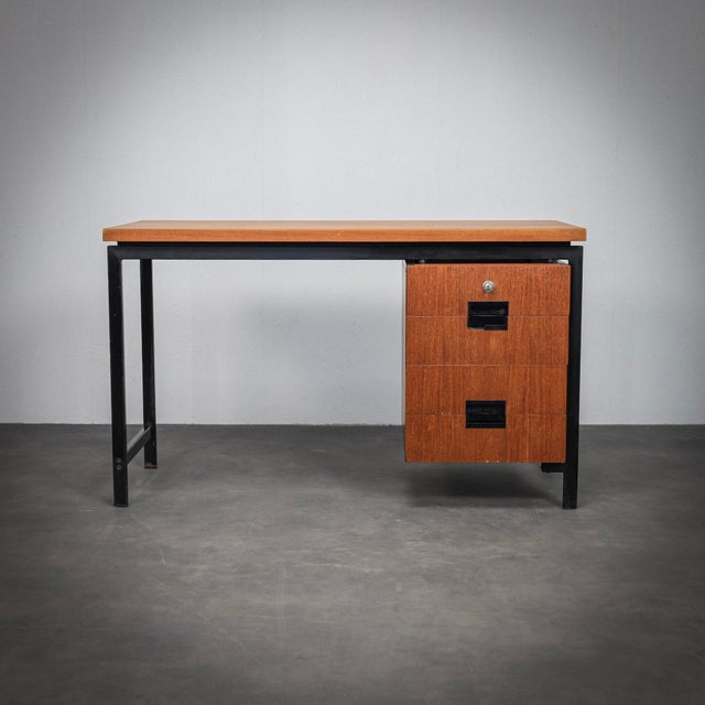 A refined dutch modernist desk designed by cees braakman for pastoe’s iconic japanese series. The combination of a slender...