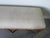 Vintage Hollywood Regency Style Faux Bamboo Carved Upholstered Bench For Sale In Miami - Image 6 of 12