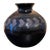 Early 20th Century Southwestern Style Black Pottery Vase For Sale