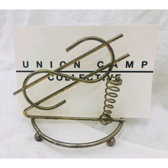 Funky & Fabulous Vintage Mid Century Eames Era Kitschy $ Bill Organizer / Desk Accessory. The perfect gift for someone who...