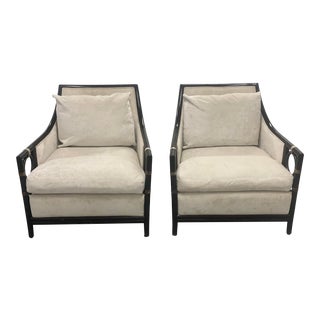 McGuire Laura Kirar Lounge Chairs - a Pair For Sale