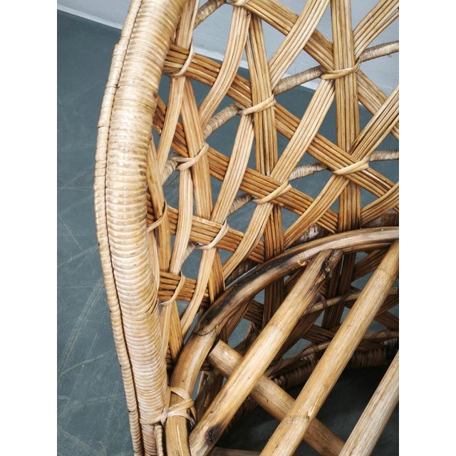 Italian Bamboo and Rattan Lounge Chairs, 1960s, Set of 2 For Sale - Image 11 of 18