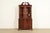 Baker Furniture Style Georgian Carved Flame Mahogany Lighted Breakfront Bookcase Cabinet, Circa 1940s For Sale - Image 15 of 15