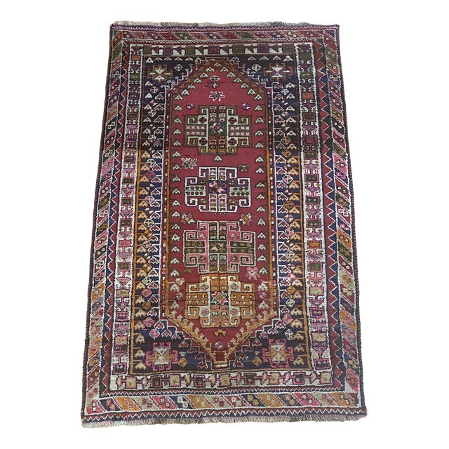 Vintage Middle Eastern Rug For Sale