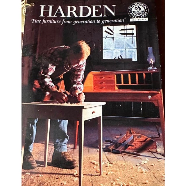 Harden Furniture Attributed Solid Cherry Queen Anne 42" X 42" Round Dining Table Extending to 74" - Late 20th Century For Sale - Image 10 of 10