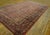 1900 - 1909 1900s Fine Traditional Antique Red Rust Floral Medallion Dabir Kashan Rug For Sale - Image 5 of 9