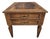 Henredon Walnut Banded Top Two Drawer Side Table For Sale