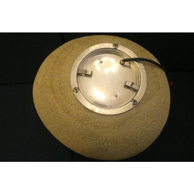 Light Yellow Large Moon Rock Floor Lamp by André Cazenave for Singleton, 1970s For Sale - Image 8 of 10