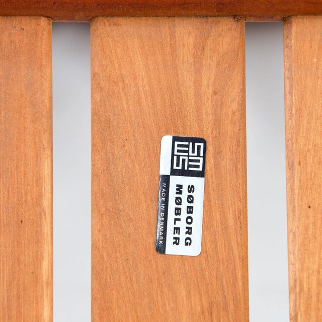 Danish 501 Lounge Chairs in Teak by Kai Lyngfeld Larsen from Søborg Møbelfabrik, 1950s, Set of 4 For Sale - Image 12 of 13